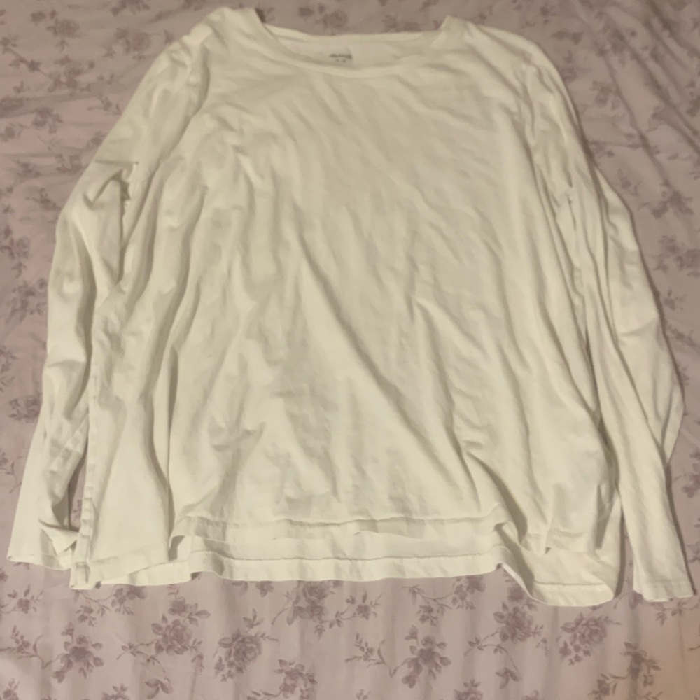 Madewell Long Sleeve White Tee